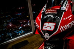 The new PBM Ducati sponsored by Aqualisa