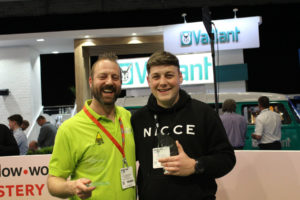 Tony Dumble and Grant Gundelfinger Heating Installer Awards 2019