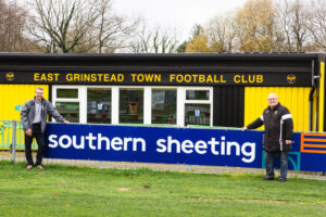 Tony Hobbs left and Richard Tramontin right min southern sheeting football min min 1