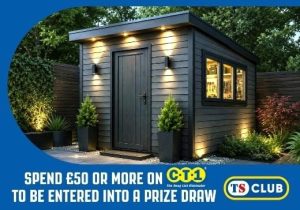 Toolstation and CT1 will be rewarding one lucky customer with a bespoke work shed built by renowned craftsman Simon Bowler 
