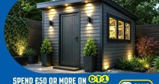 Toolstation and CT1 will be rewarding one lucky customer with a bespoke work shed built by renowned craftsman Simon Bowler