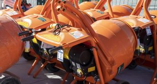 Travis Perkins cement mixer