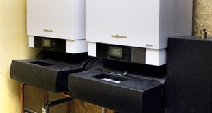 Two Viessmann Vitodens 200 W gas condensing boilers were installed