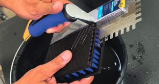 Vitrex, a quality brand of QEP, has launched the Pro Trowel Cleaner, helping professionals to keep their trowels in top condition after a day’s tiling. The PTC001 Vitrex Xtreme Pro Series Pro Trowel Cleaner is designed to clean trowels and other thin bladed tools thanks to its dual function.  An integrated scraper on both sides of its sturdy ABS plastic construction has been designed to maximise removal of excess adhesive, while the stiff nylon scraper bristles agitate any material and leave trowels looking shiny and ready to use again. With sharp edges contained within the unit during use, reducing the chance of annoying and painful nicks and cuts. Tom Connelly, Vitrex Category Manager, says, “There’s no doubt that spreading tile adhesive is a messy business and so we wanted to develop a solution that helps professionals to protect their investment in quality tools like our new Xtreme Pro Series Cork Handle Trowel. The Pro Trowel Cleaner takes the hassle out of cleaning off your trowels, ensuring you start every job with a gleaming, ready to go trowel that shows you care about the quality of your work.”