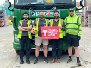 builders merchants joing forces to raise money for Teenage Cancer Trust