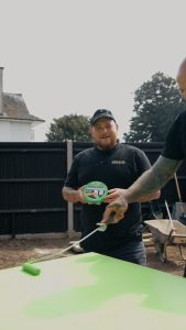 frogtape and bald builders