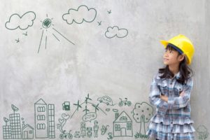 girl construction