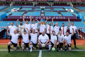 rrt charity football match aston villa